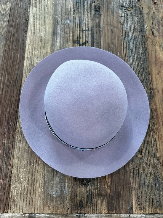 Women\'s dusty pink Felt Wide-Brim Hat - Stylish Bow Accent main image 7